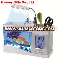 Factory price wholesale cheap custom mini desk usb acrylic used aquarium fish tank for sale