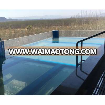 transparent lucite acrylic panel for swimming pool